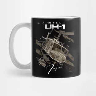 USA Bell UH-1 Iroquois Helicopter Mug